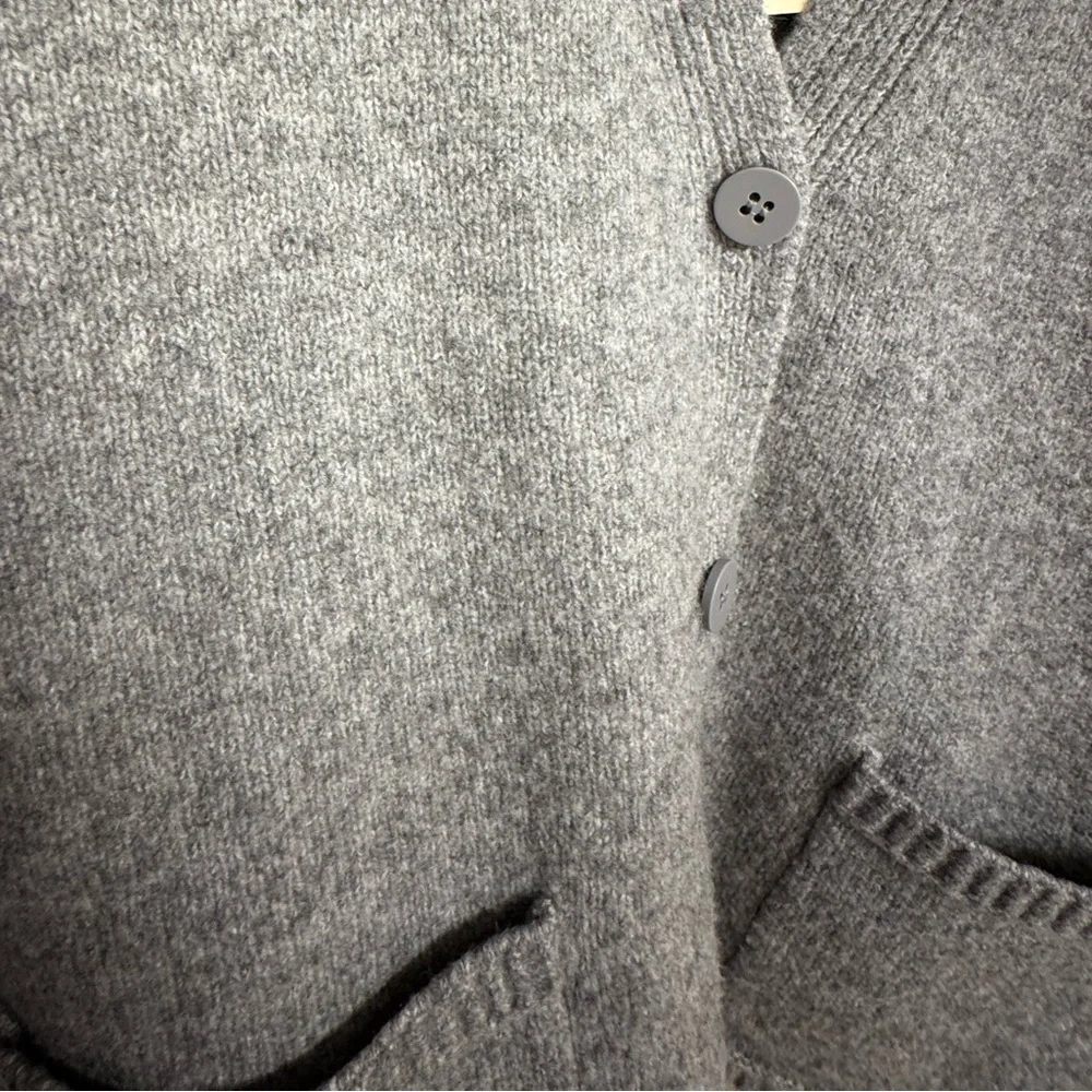 Max Studio Charcoal Cardigan Sweater - Picture 6 of 6